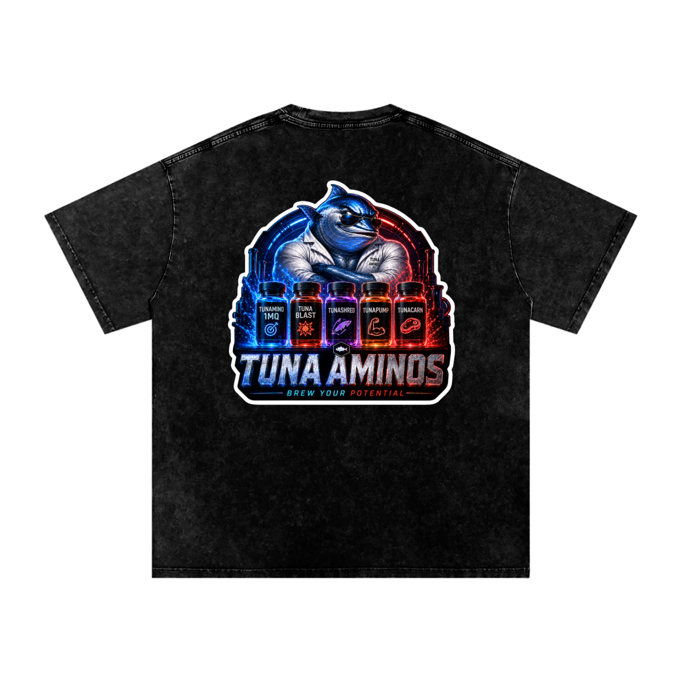 Tuna Aminos Snow Washed Oversized T-Shirt